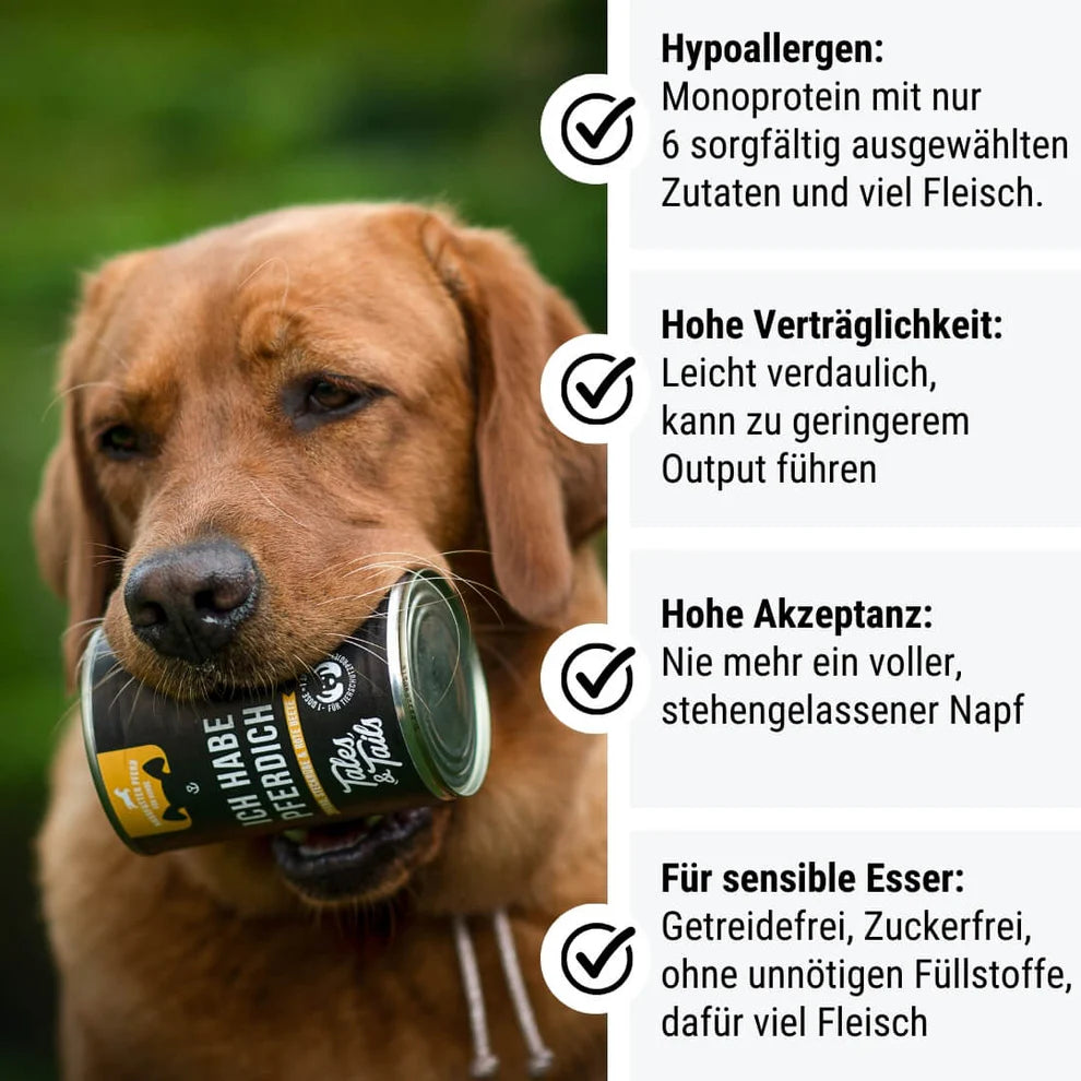 Tales & Tails - PFERDich  - Nassfutter mit Pferd