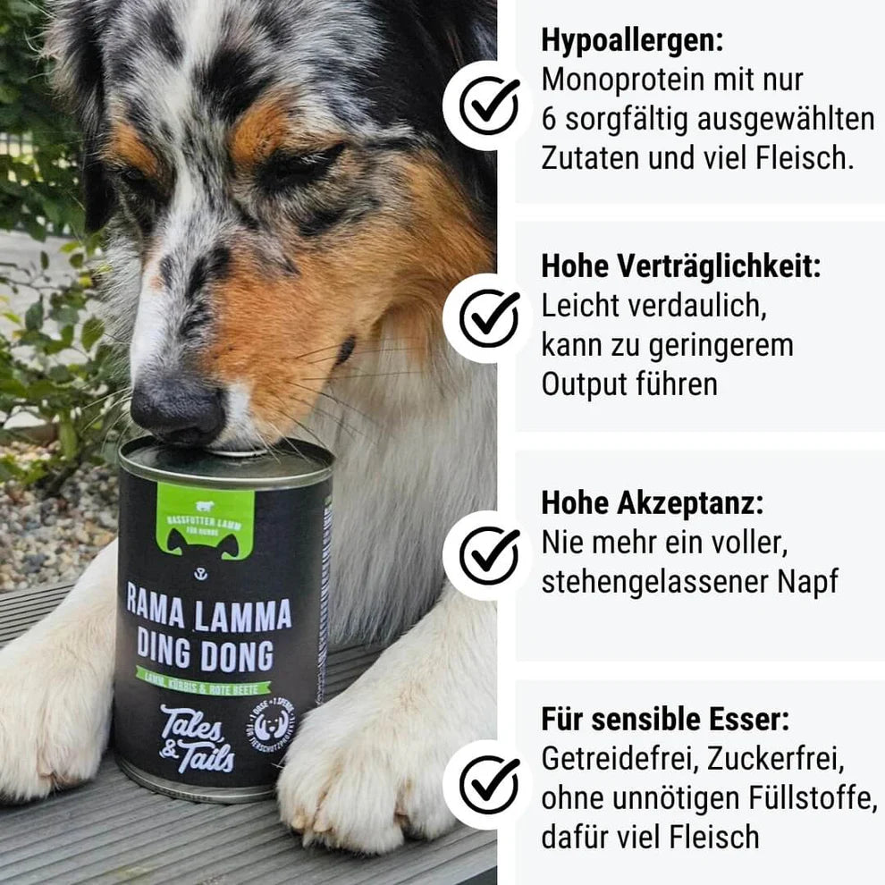 Tales & Tails - Rama Lamma Ding Dong - Nassfutter mit Lamm