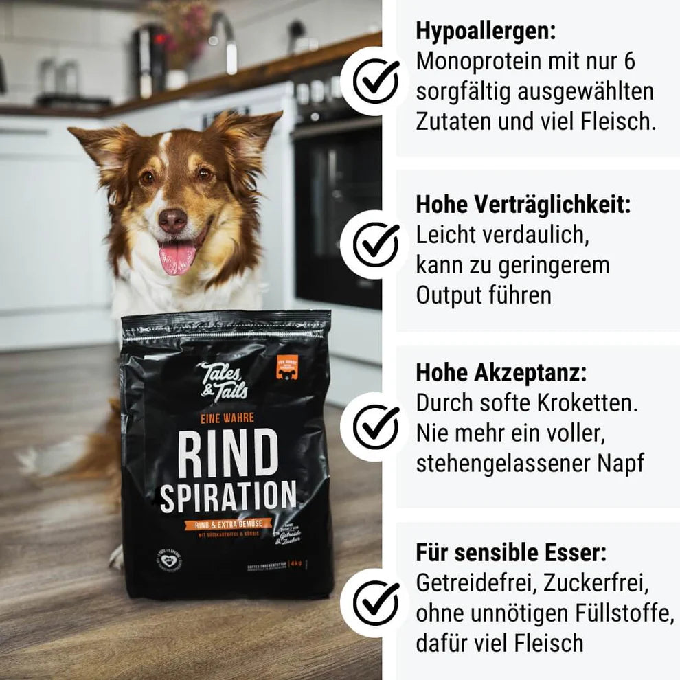 Tales & Tails - Rindspiration - Softes Trockenfutter - mit Rind