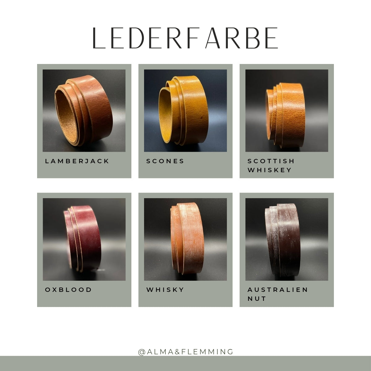 Alma & Flemming - Fjord Collection Rochenleder Hundehalsband