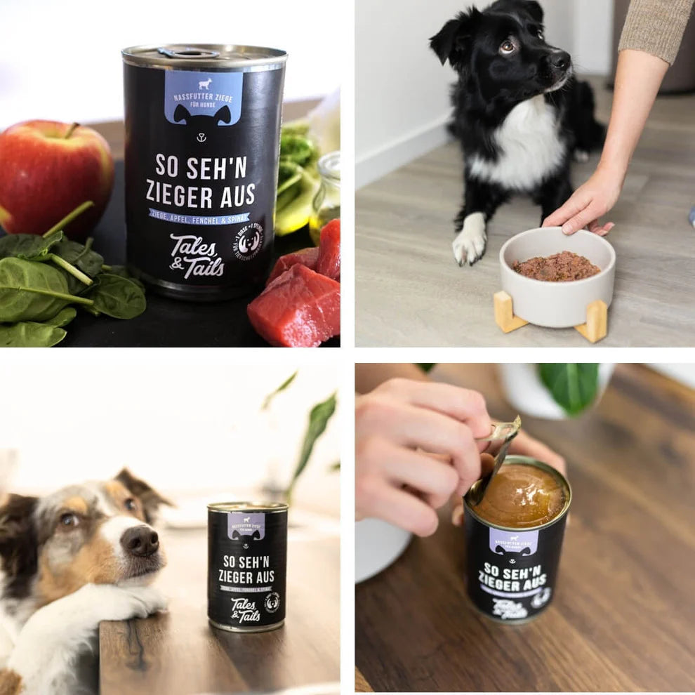 Tales & Tails - So seh'n Zieger aus - Nassfutter mit Ziege