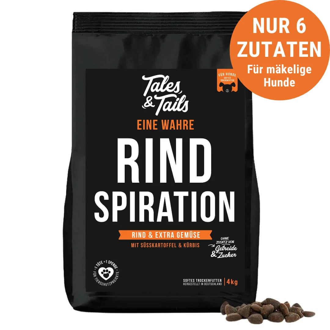 Tales & Tails - Rindspiration - Softes Trockenfutter - mit Rind