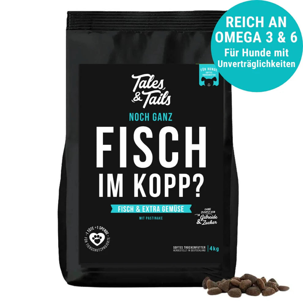 Tales & Tails - Fisch im Kopp - Softes Trockenfutter - mit Fisch