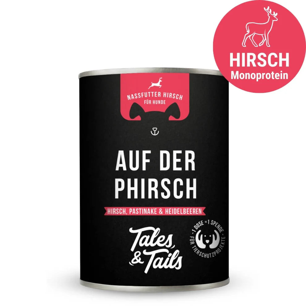 Tales & Tails - Auf der PHirsch - Nassfutter mit Hirsch
