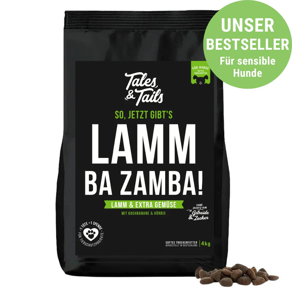 Tales & Tails - LammBa Zamba - Softes Trockenfutter - mit Lamm