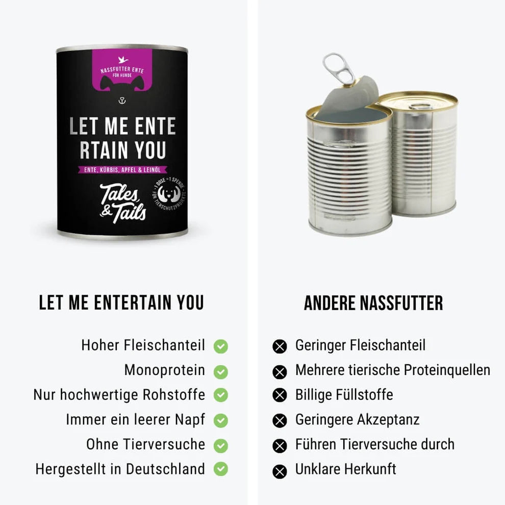 Tales & Tails - Let me ENTErtain you - Nassfutter mit Ente