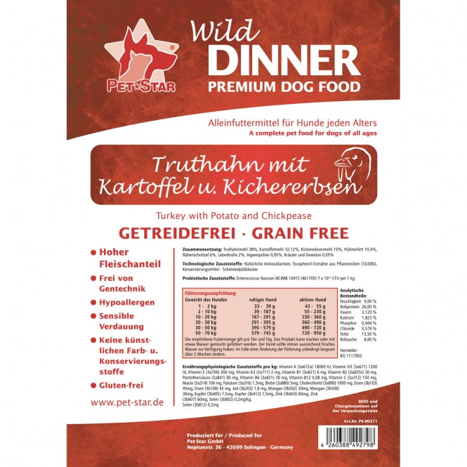 Wild Dinner Truthahn - Getreidefrei